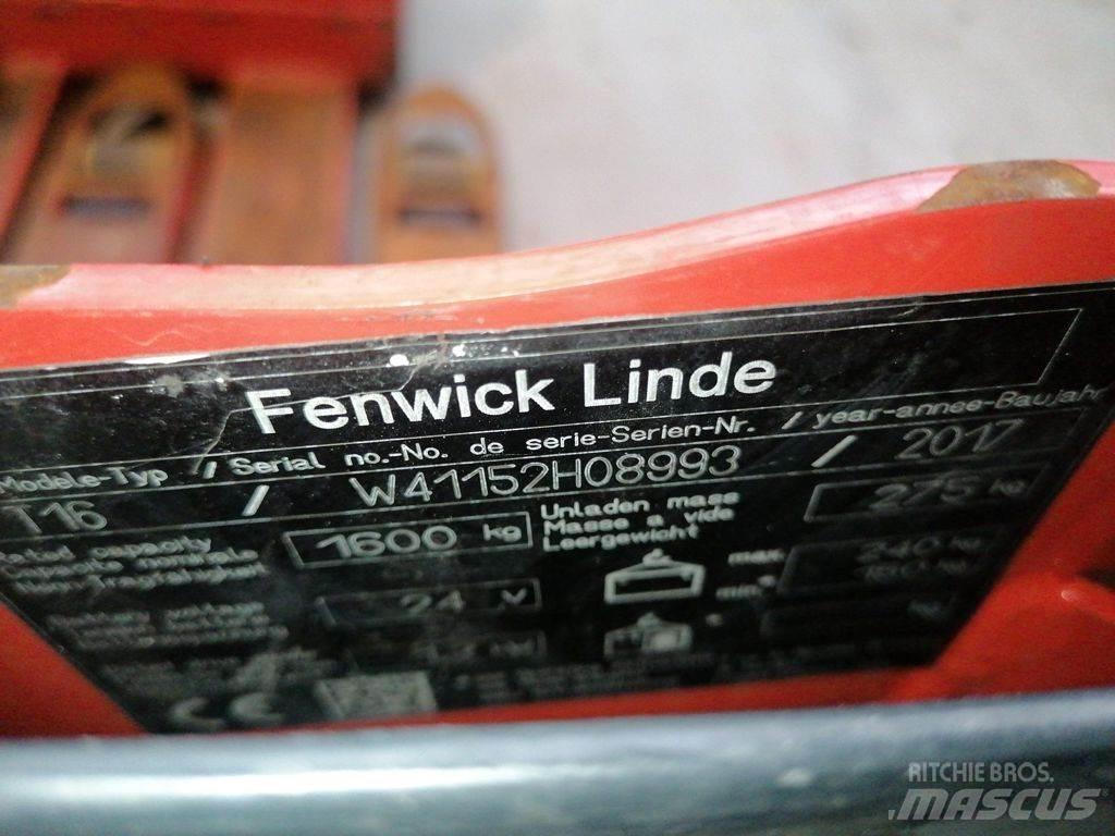 Linde T16 Alacsony emelőkocsi