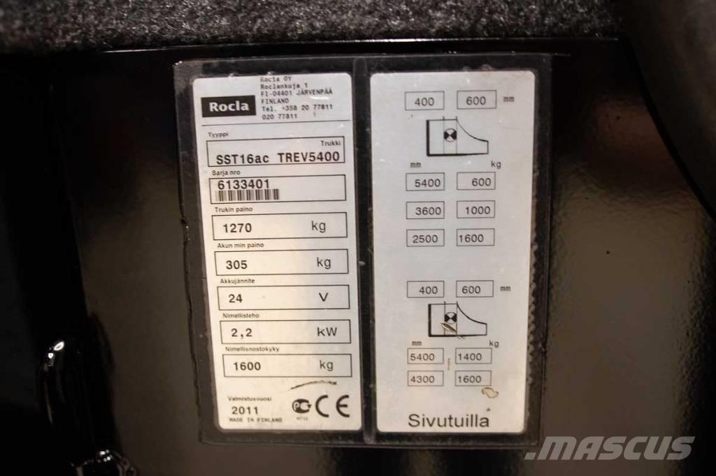 Rocla SST 16 AC Elektromos gyalogkíséretű targoncák