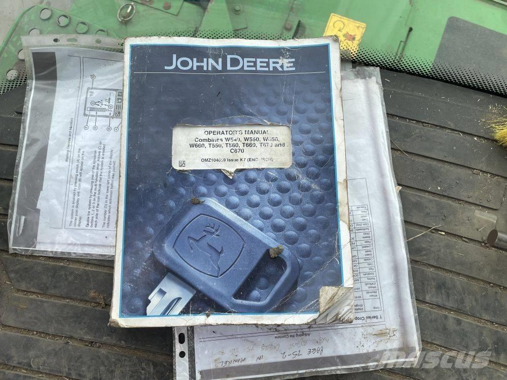 John Deere T 550 Kombájnok