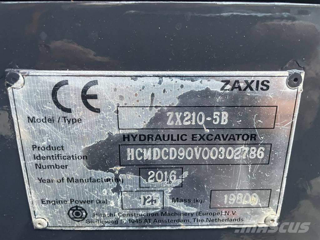 Hitachi ZX 210 LC-5B Lánctalpas kotrók