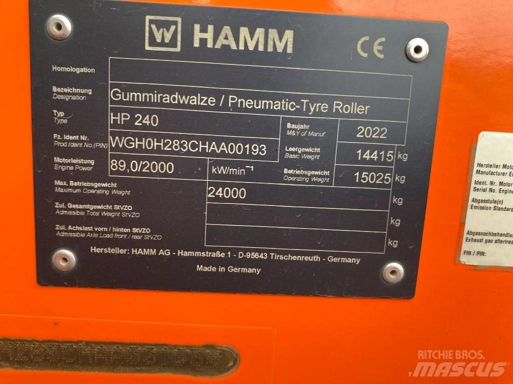 Hamm HP240 Ikerdobos hengerek