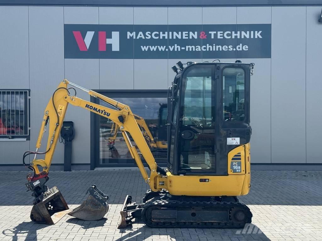 Komatsu PC 16 R-3HS Mini kotrók < 7t