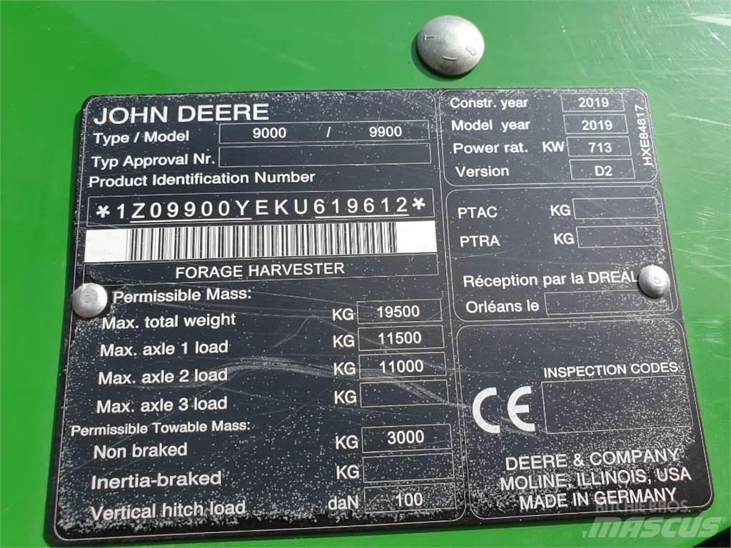 John Deere 9900 Szecskázók