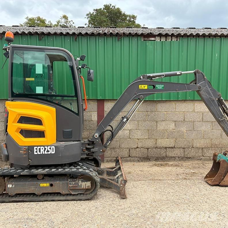 Volvo ECR25D Mini kotrók < 7t