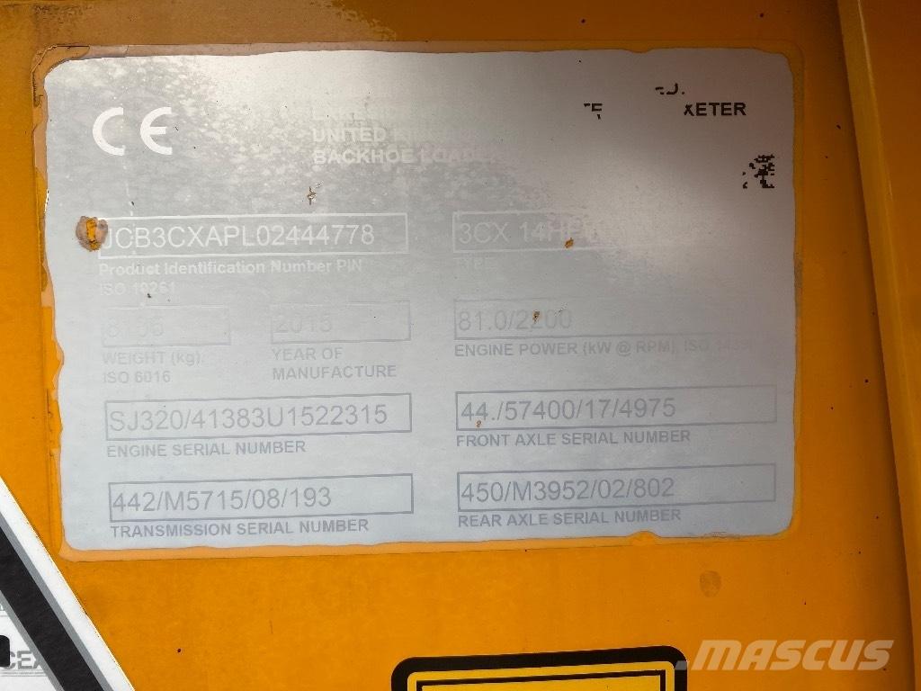 JCB 3 CX Contractor Kotrórakodók