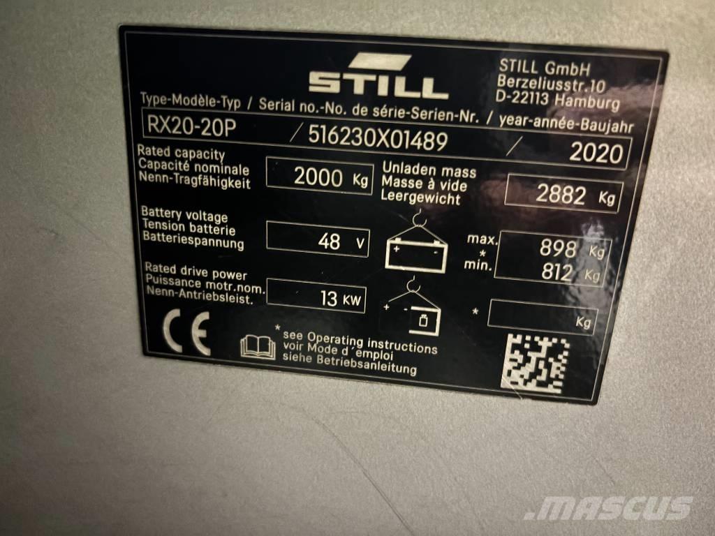 Still RX 20-20 P Elektromos targoncák