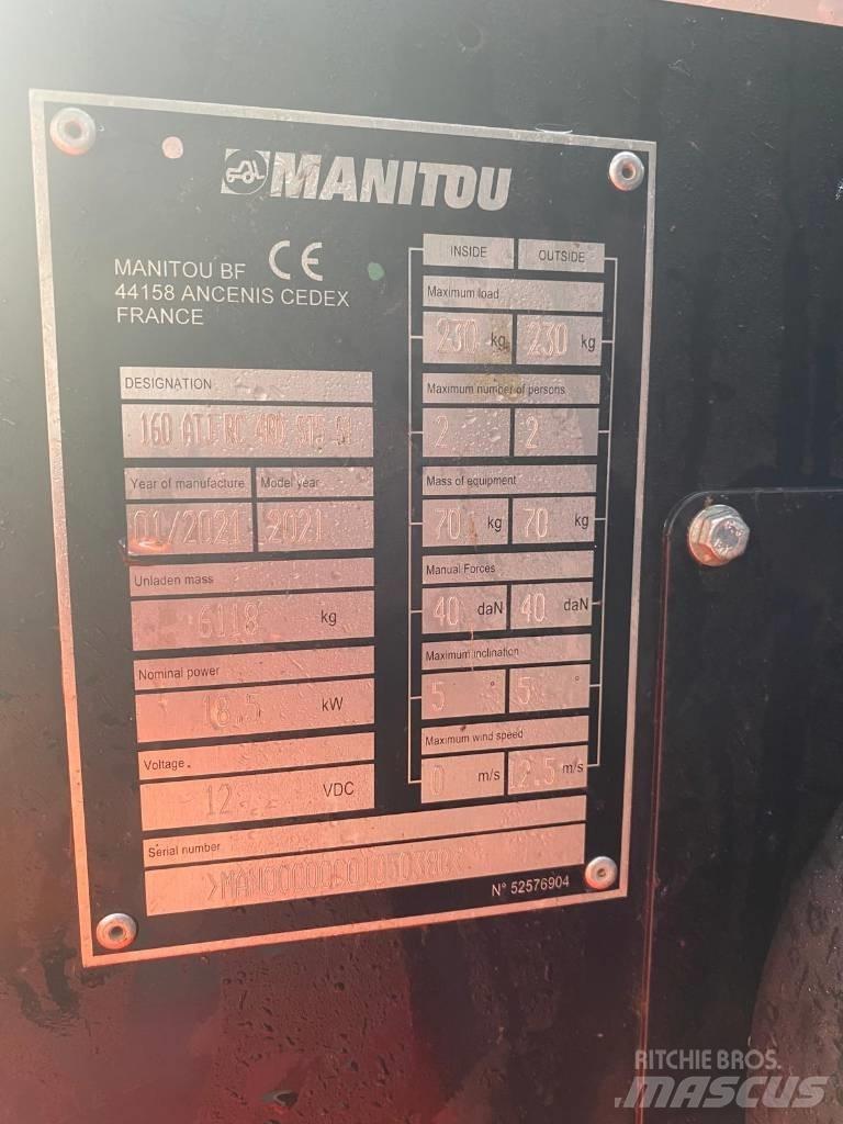 Manitou 160 ATJ Karos emelők