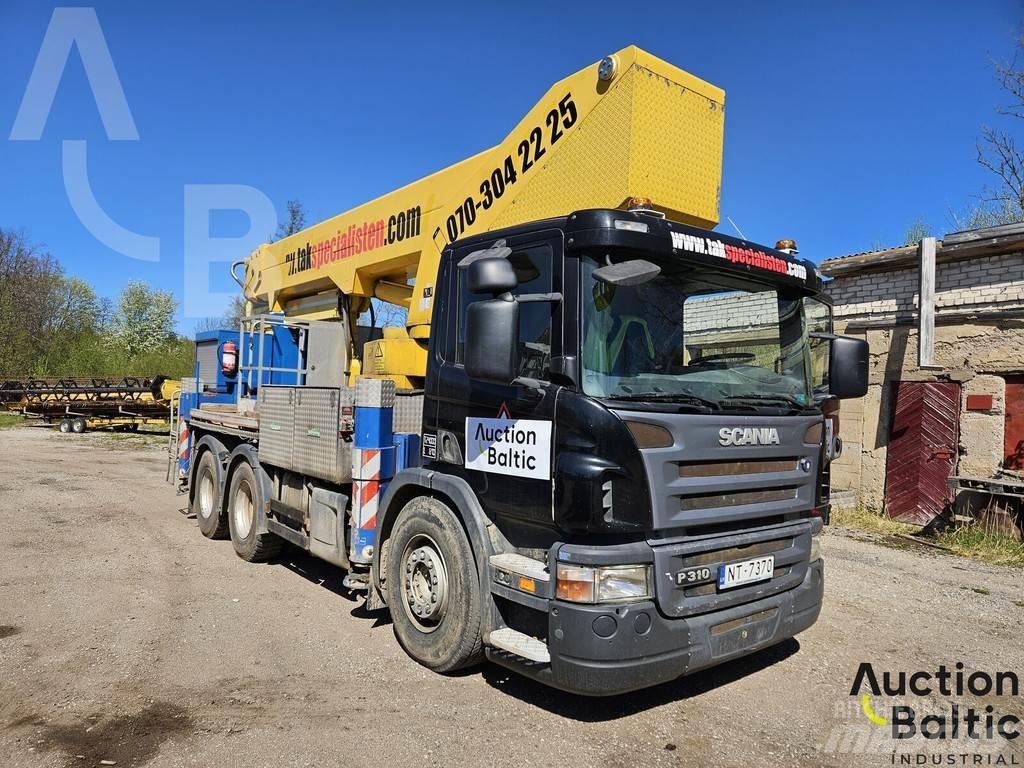 Scania P 310 Teherautóra szerelt emelők és állványok