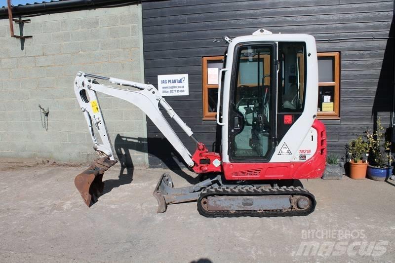 Takeuchi TB216 Mini kotrók < 7t