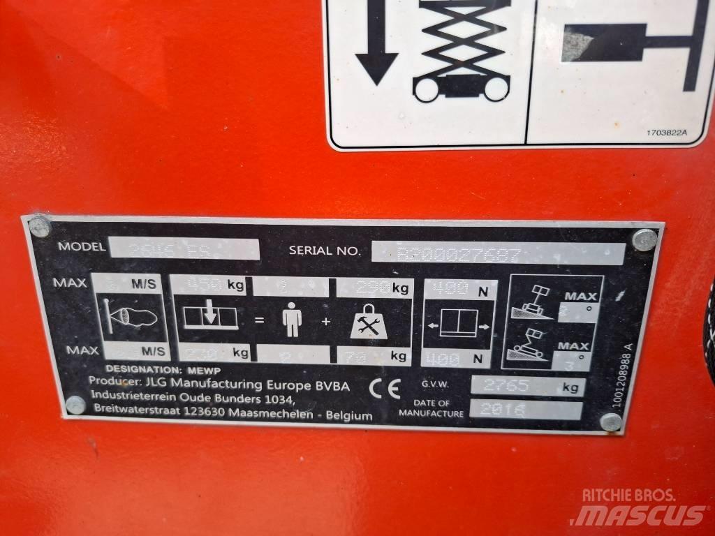 JLG 2646 ES Ollós emelők
