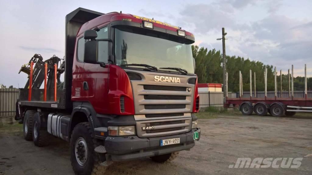 Scania R 420 Rönkszállító teherautók
