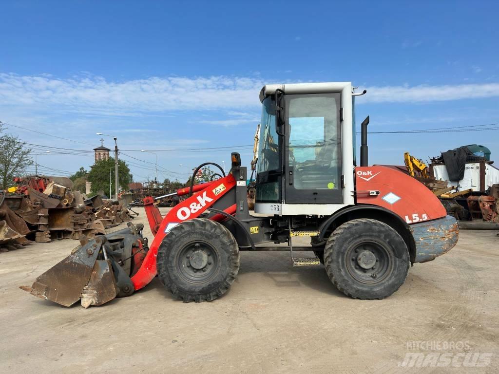 O&K L5.5 Gumikerekes homlokrakodók