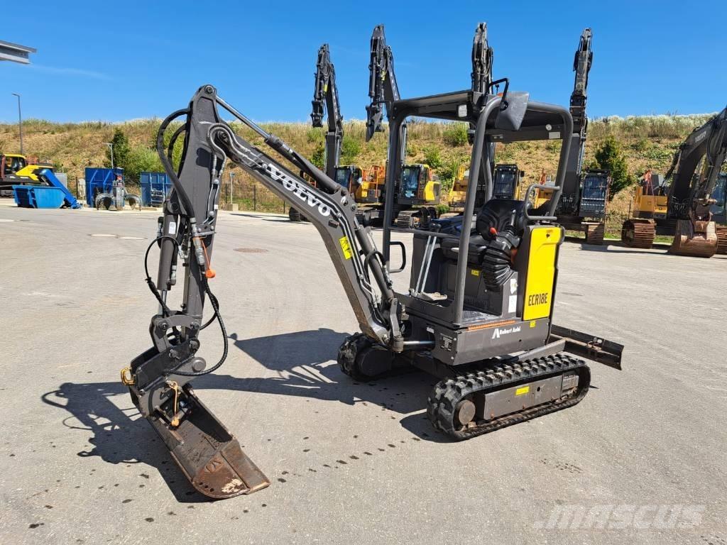Volvo ECR 18 E Mini kotrók < 7t