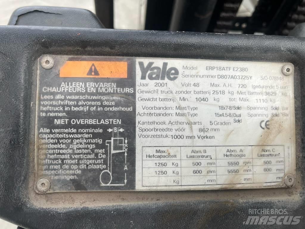 Yale ERP 18 ATF Elektromos targoncák