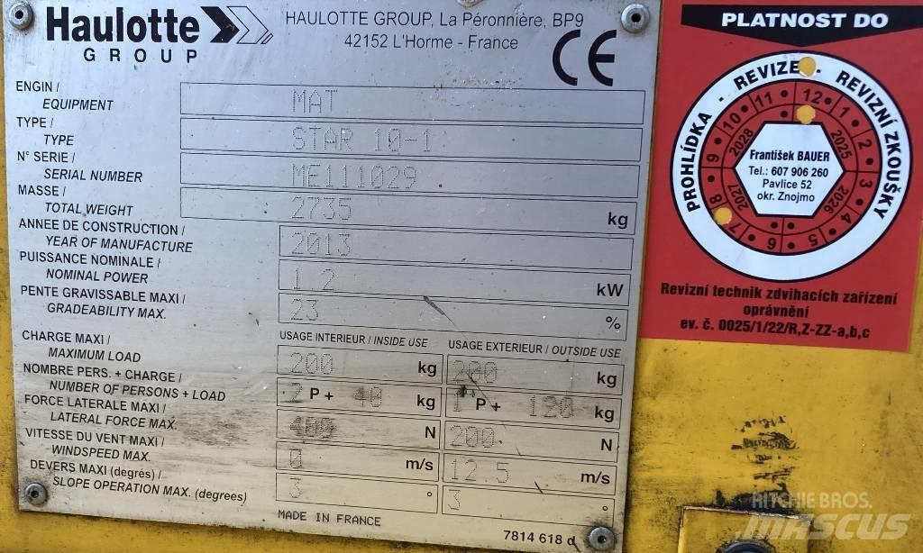 Haulotte Star 10 Teleszkópos emelők