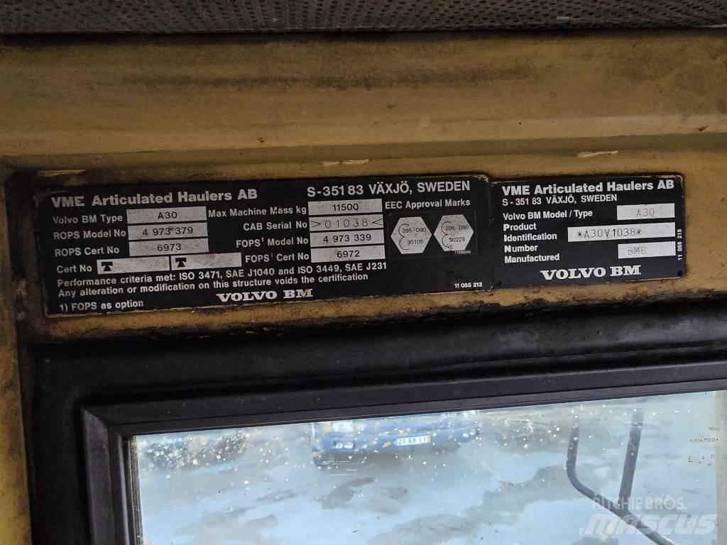 Volvo BM A30 Csuklósdömperek