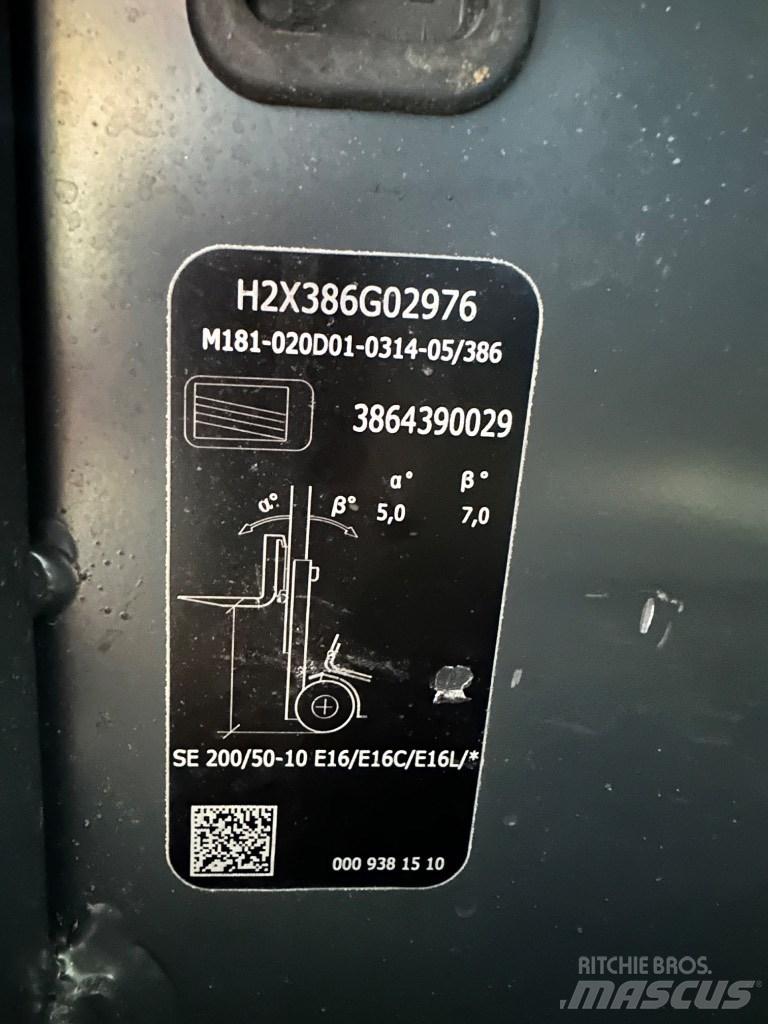 Linde E20L-02 Elektromos targoncák