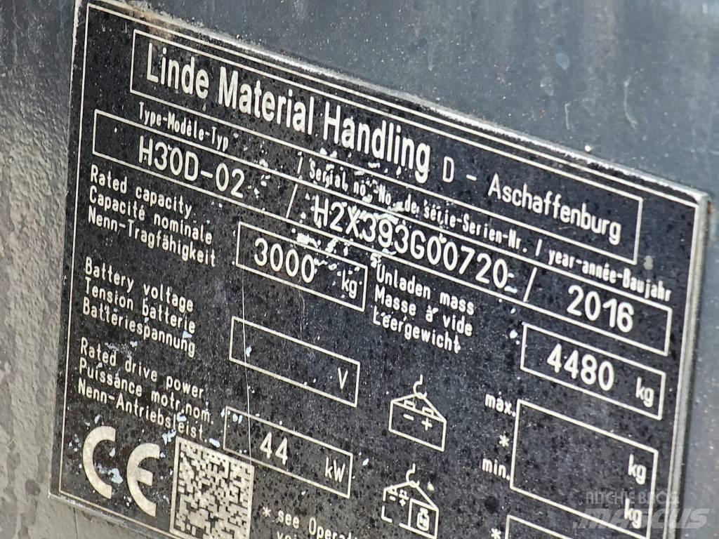 Linde H30D-02 Dízel targoncák