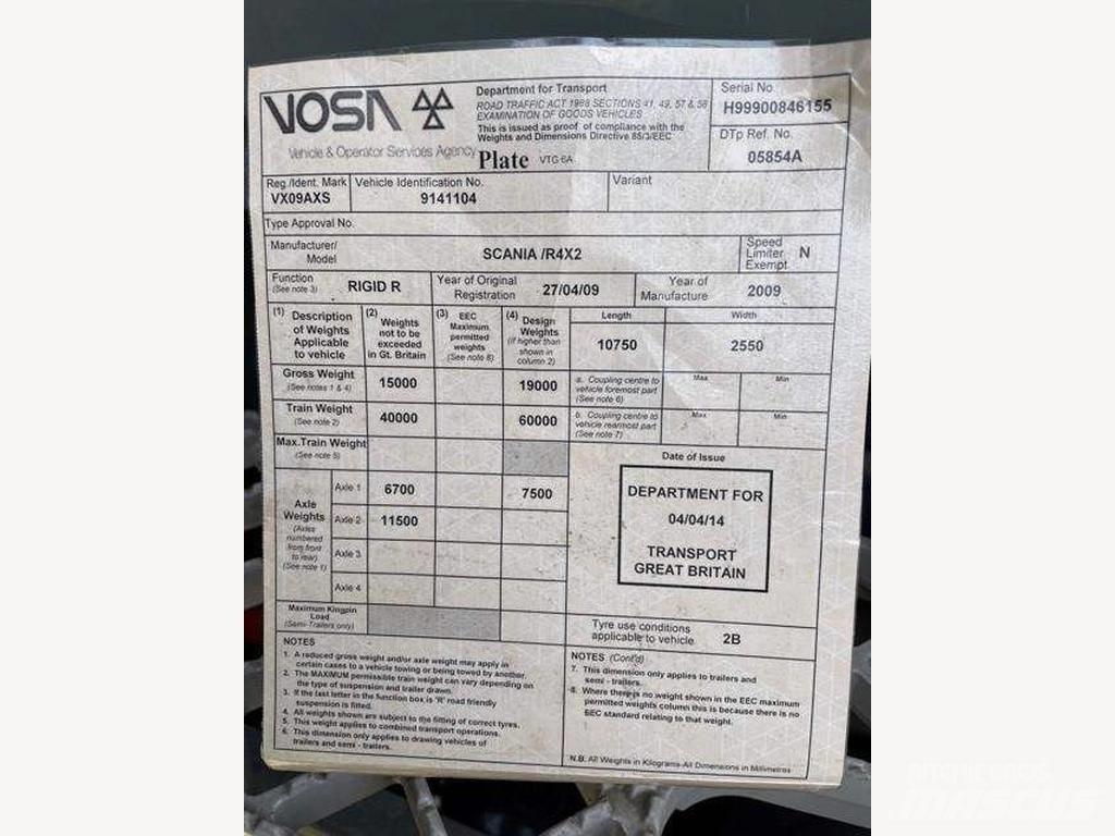Scania R 340 Platós / Ponyvás teherautók