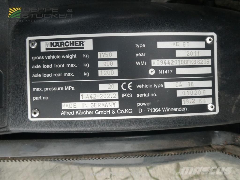 Kärcher MC 50 Úttakarító gépek