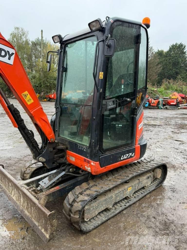 Kubota U 27-4 Mini kotrók < 7t