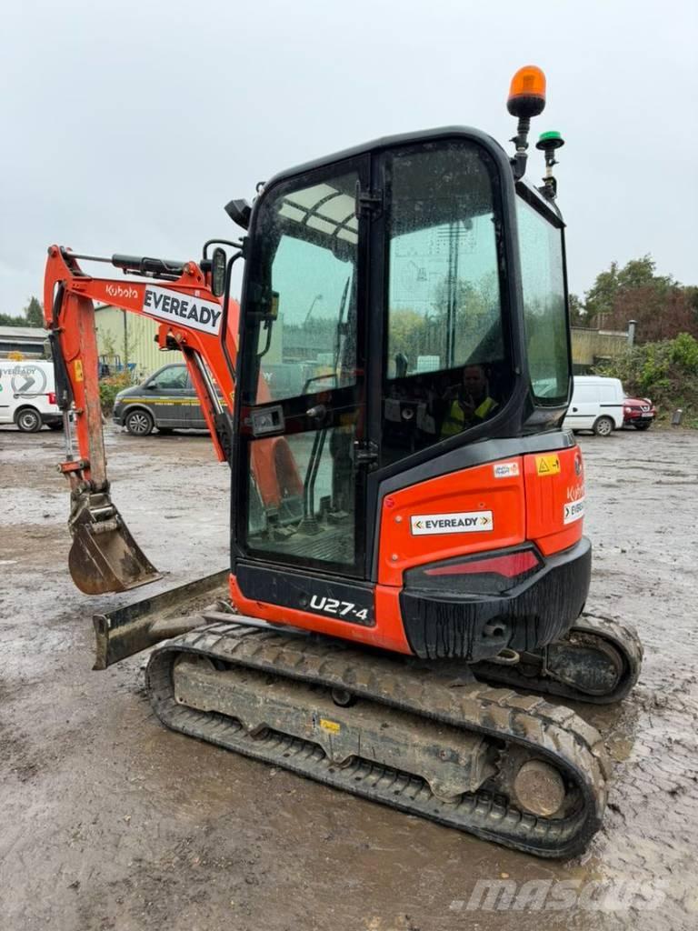 Kubota U 27-4 Mini kotrók < 7t