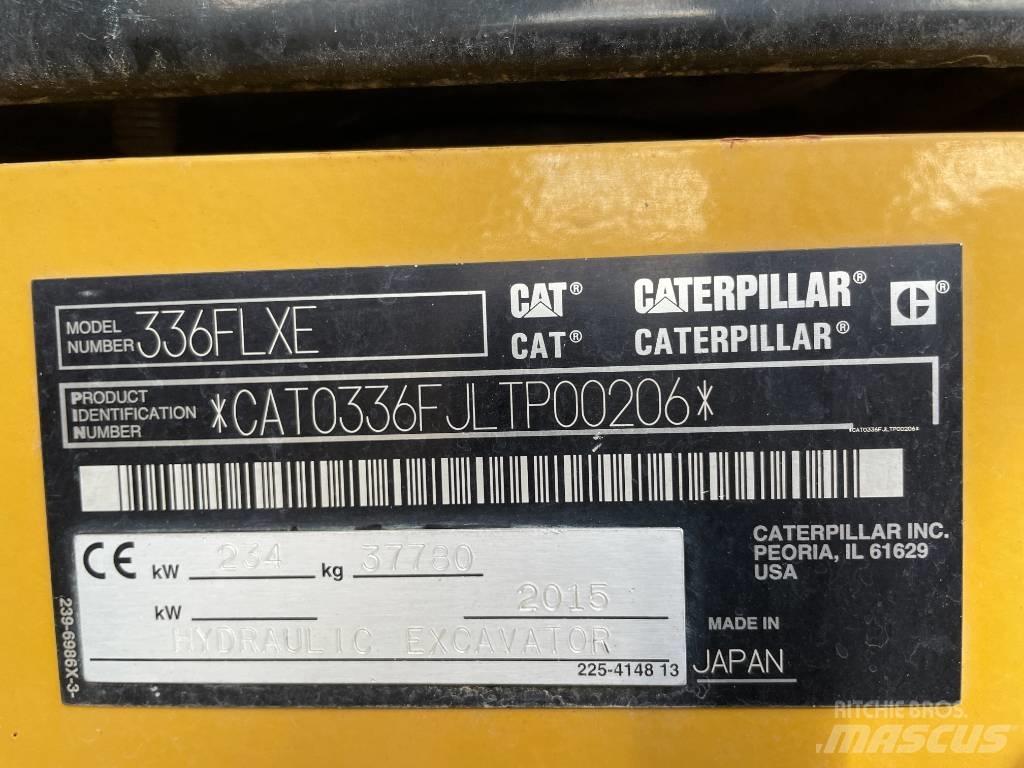 CAT 336 FLXE Lánctalpas kotrók