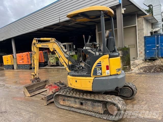 Komatsu PC 26 MR-3 Mini kotrók < 7t