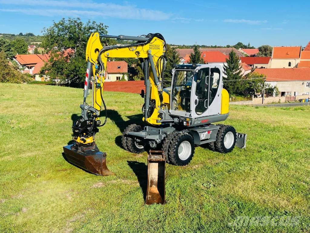 Wacker Neuson EW 100 Gumikerekes kotrók