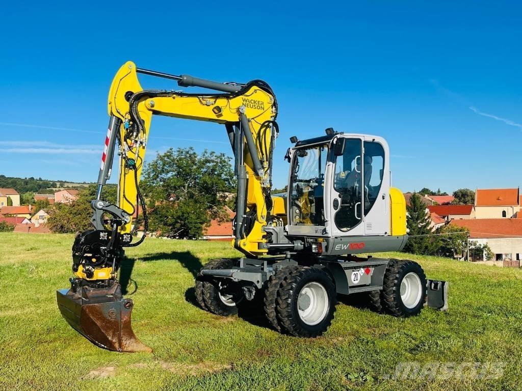 Wacker Neuson EW 100 Gumikerekes kotrók