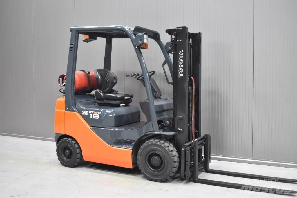Toyota 02-8FGF18 Gázüzemű targoncák