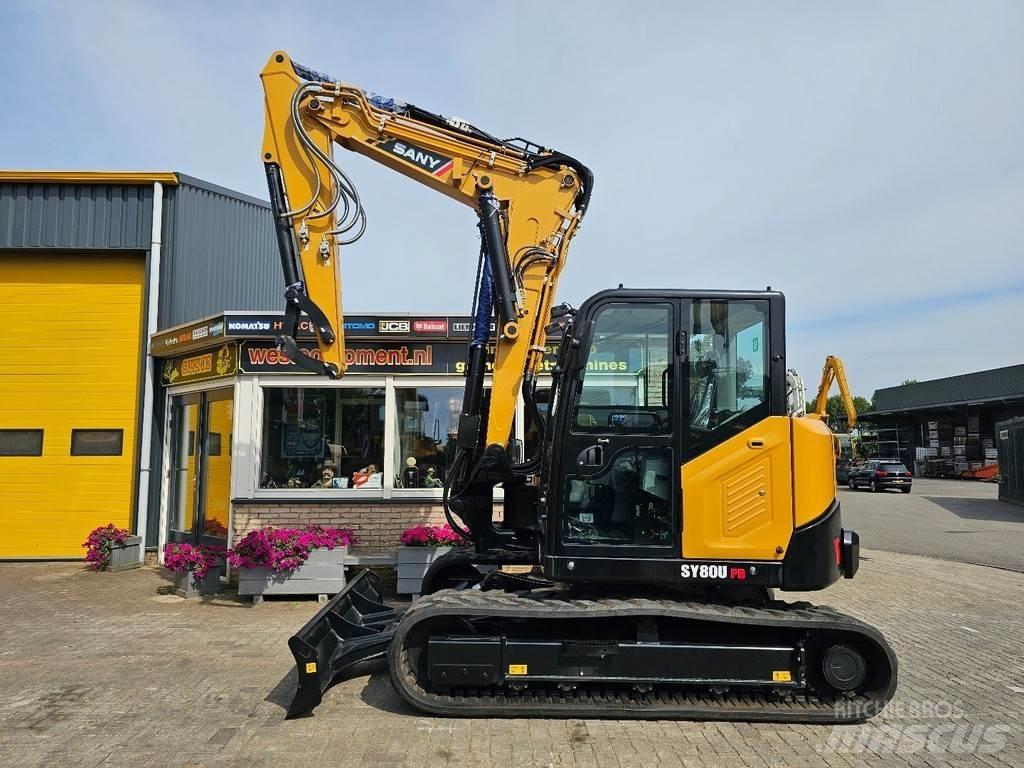 Sany SY80U Közepes (midi) kotrók 7 t - 12 t