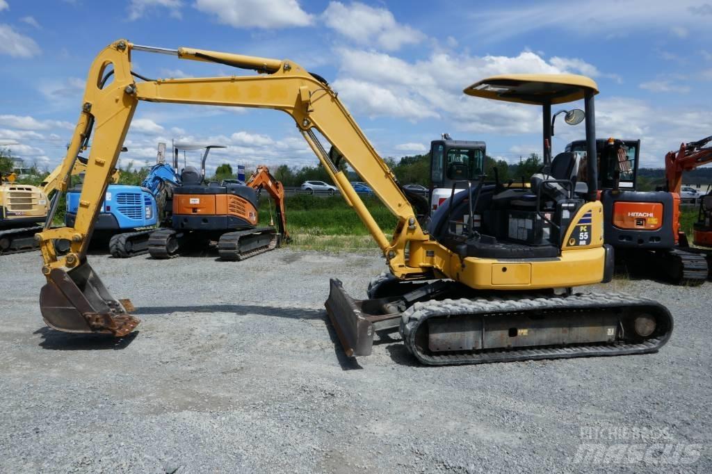 Komatsu PC 55 MR-3 Mini kotrók < 7t