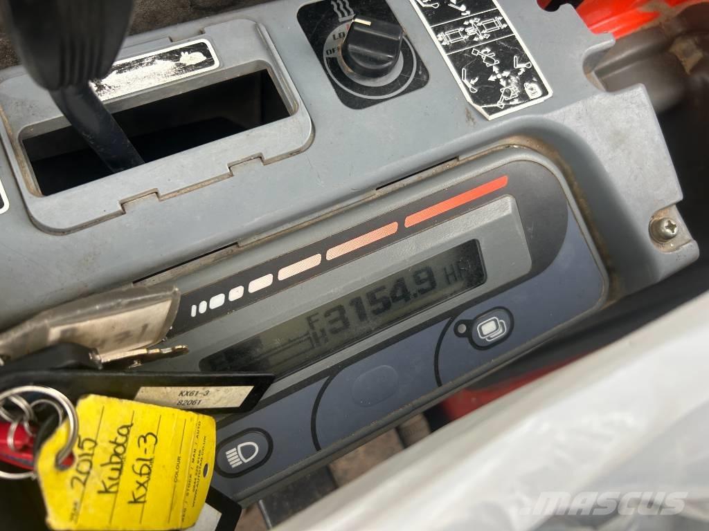 Kubota KX61-3 Mini kotrók < 7t