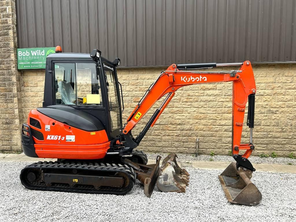 Kubota KX61-3 Mini kotrók < 7t