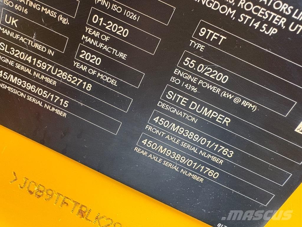JCB 9TFT Mezei dömperek