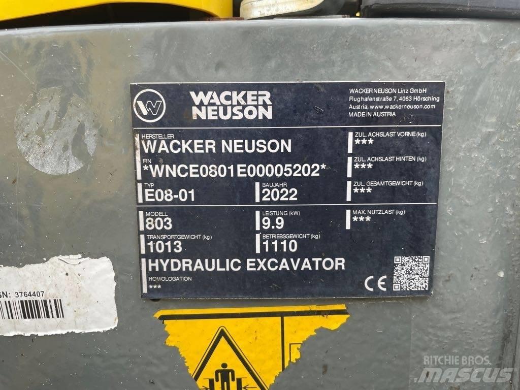 Wacker Neuson 803 Lánctalpas kotrók