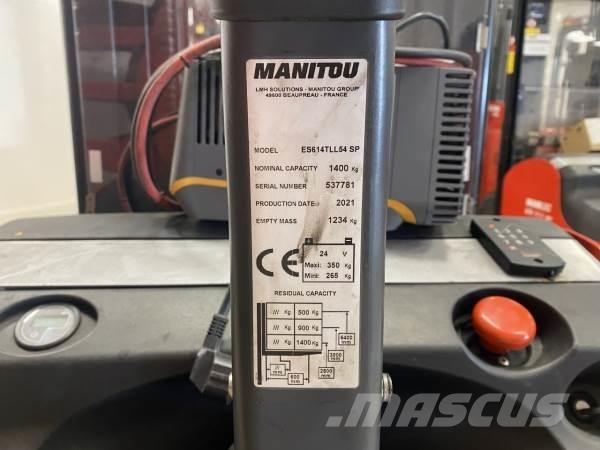Manitou ES614 Elektromos gyalogkíséretű targoncák