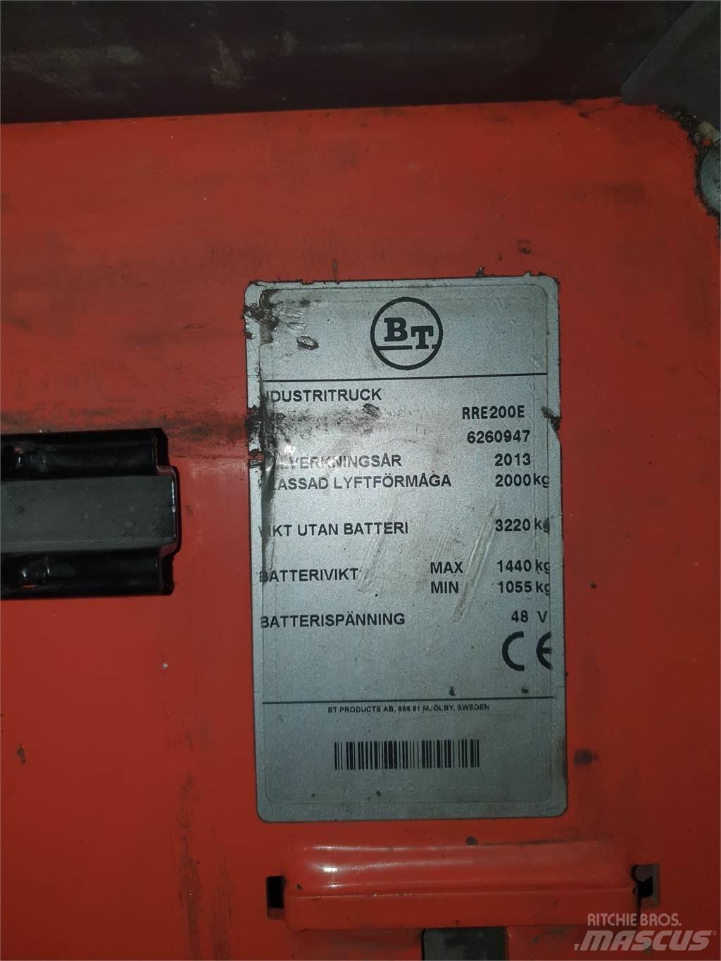 BT RRE200E Tolóoszlopos targonca