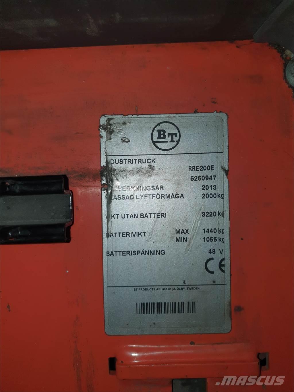 BT RRE200E Tolóoszlopos targonca