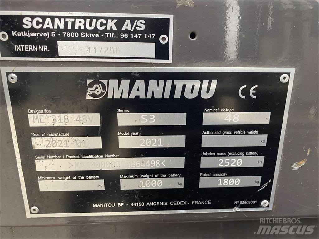 Manitou ME318 Elektromos targoncák