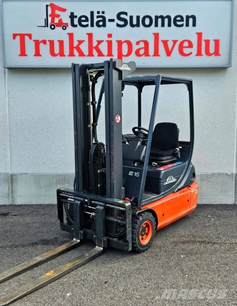 Linde E 16 C-02 Elektromos targoncák
