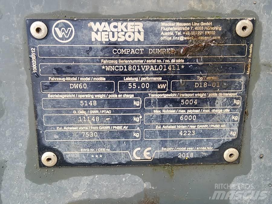 Wacker Neuson DW 60 Mezei dömperek