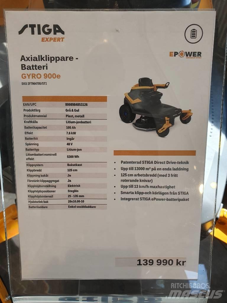 Stiga GYRO 900E DEMO Ráülős fűnyírók