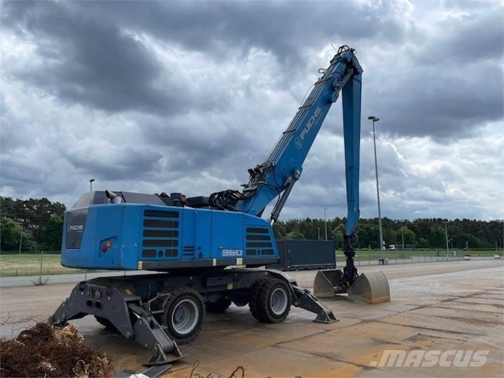 Fuchs MHL 360F Gumikerekes kotrók