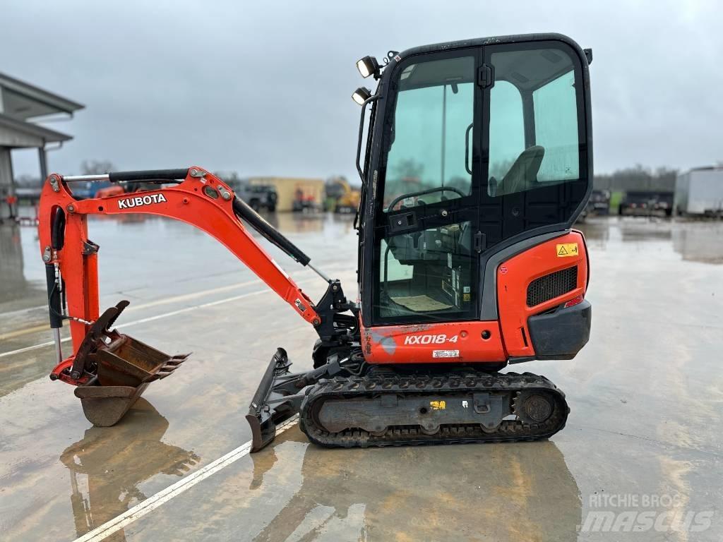 Kubota KX 018-4 Mini kotrók < 7t