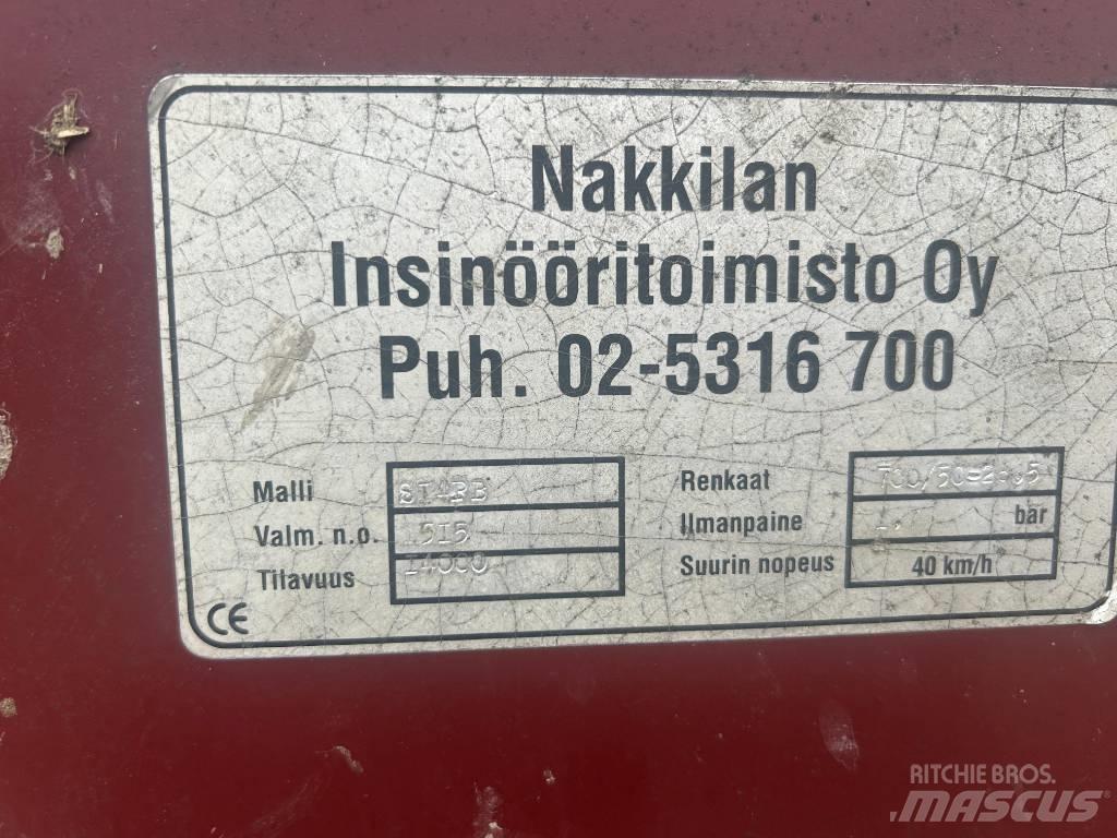 Palmu 14m3 Poranyag tartályos