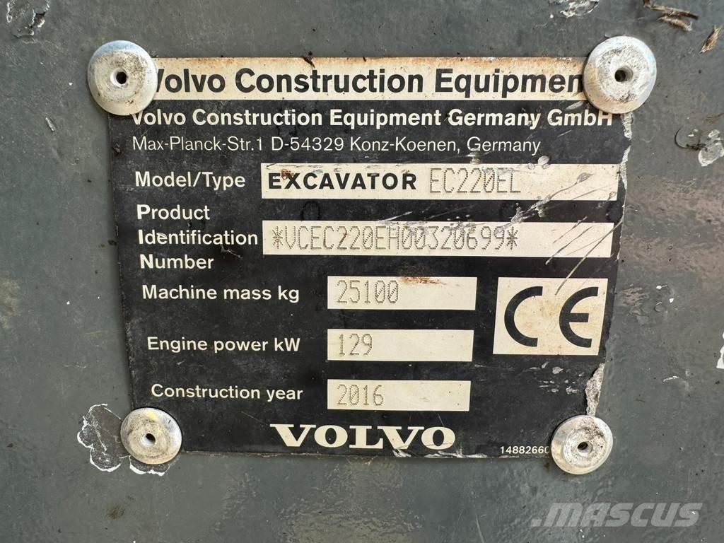Volvo EC220EL Lánctalpas kotrók