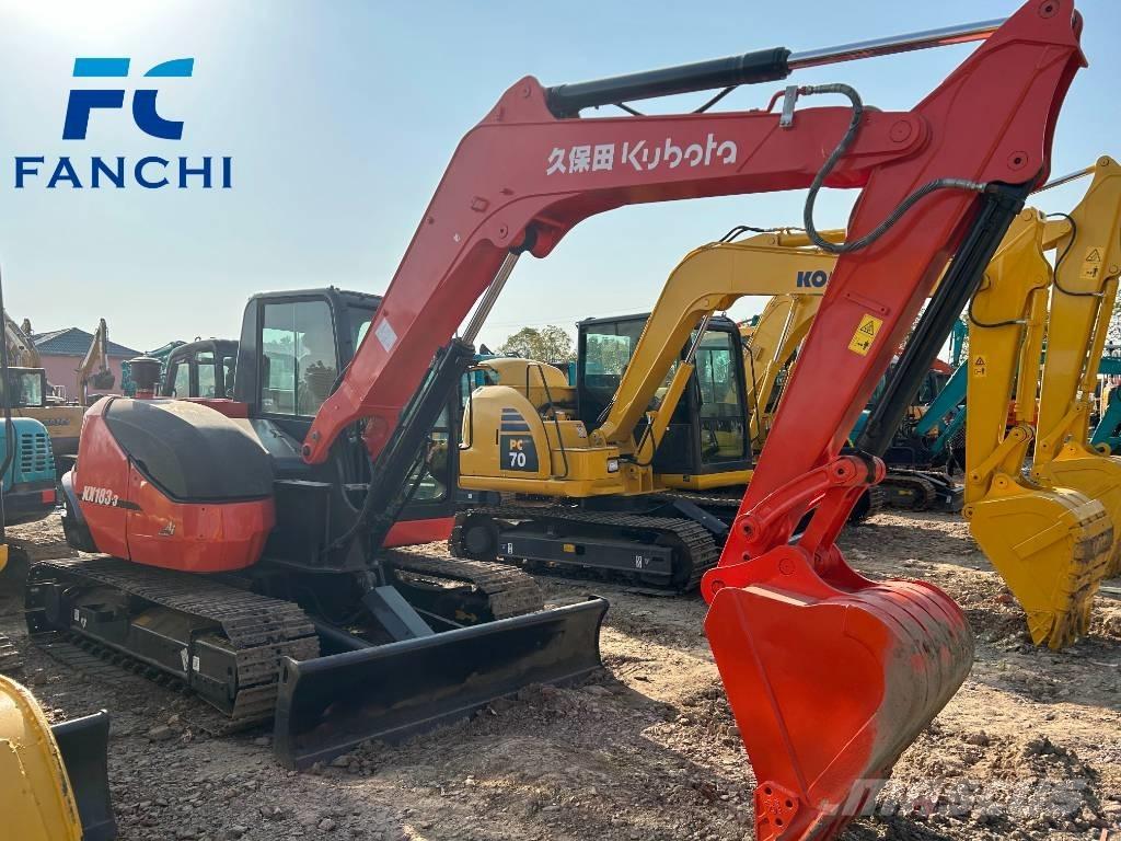 Kubota kx163 Lánctalpas kotrók