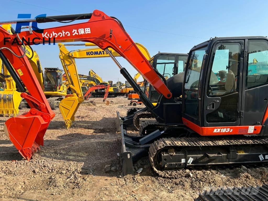 Kubota kx163 Lánctalpas kotrók